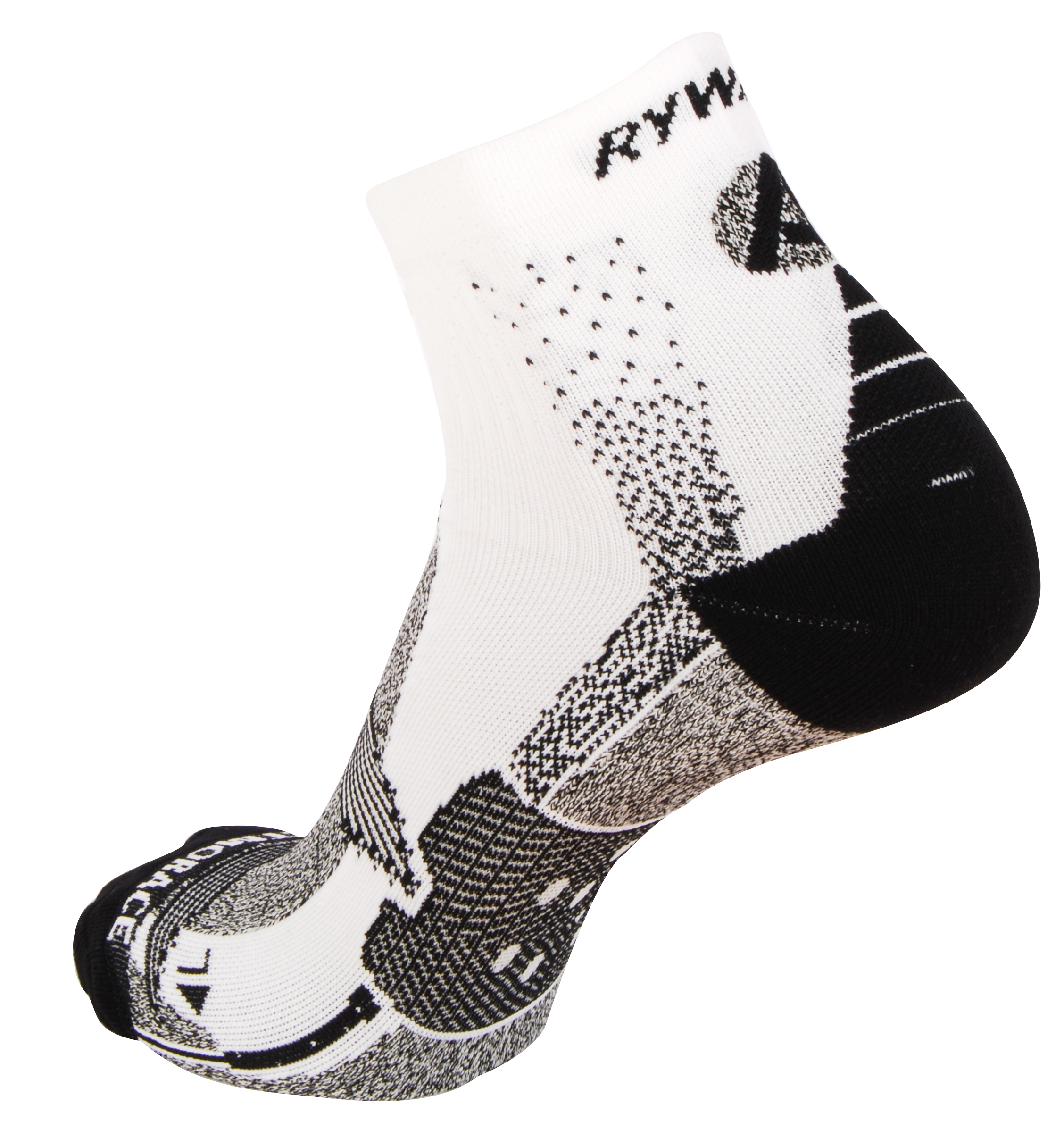 WHITE / BLACK