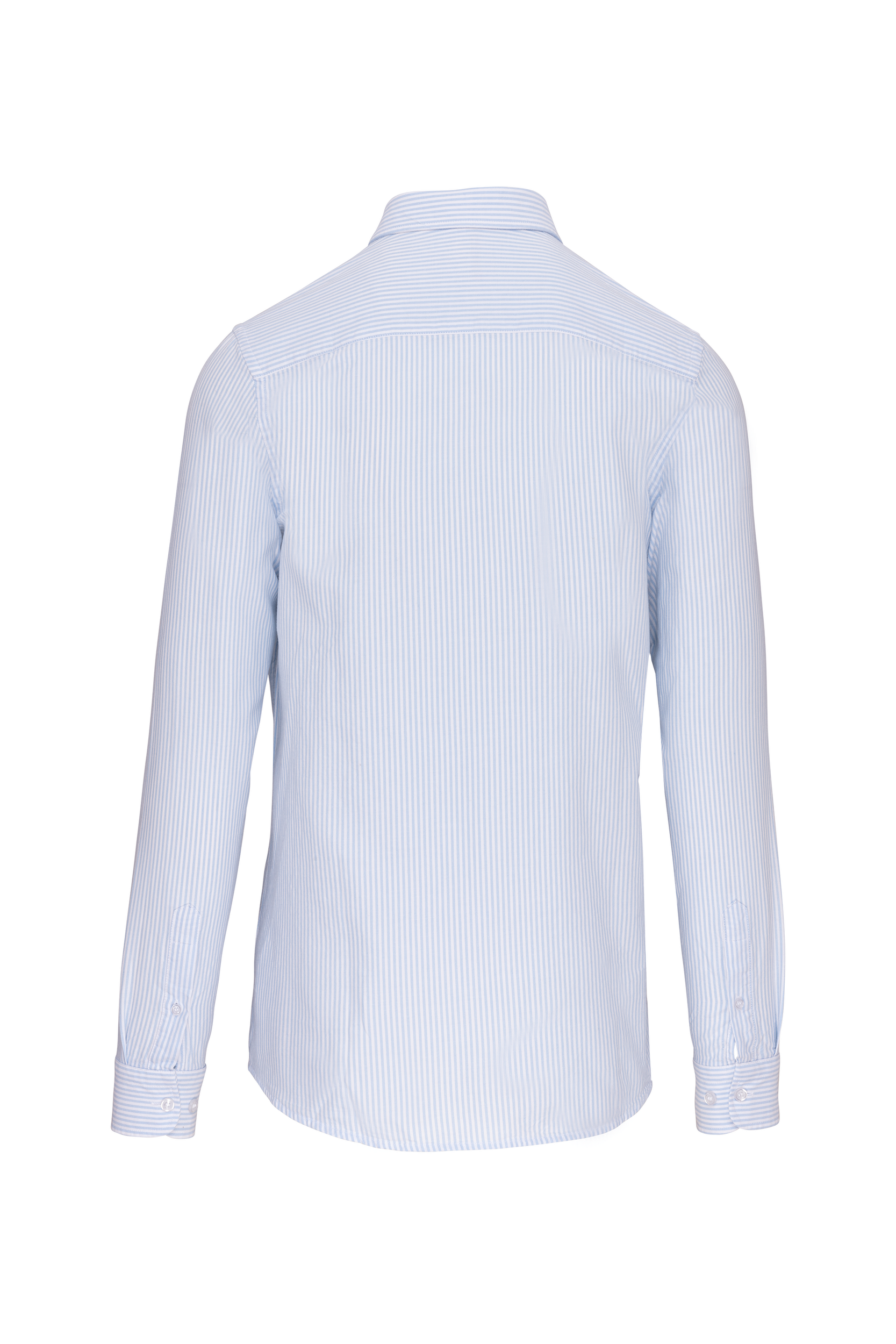 Striped White / Oxford Blue