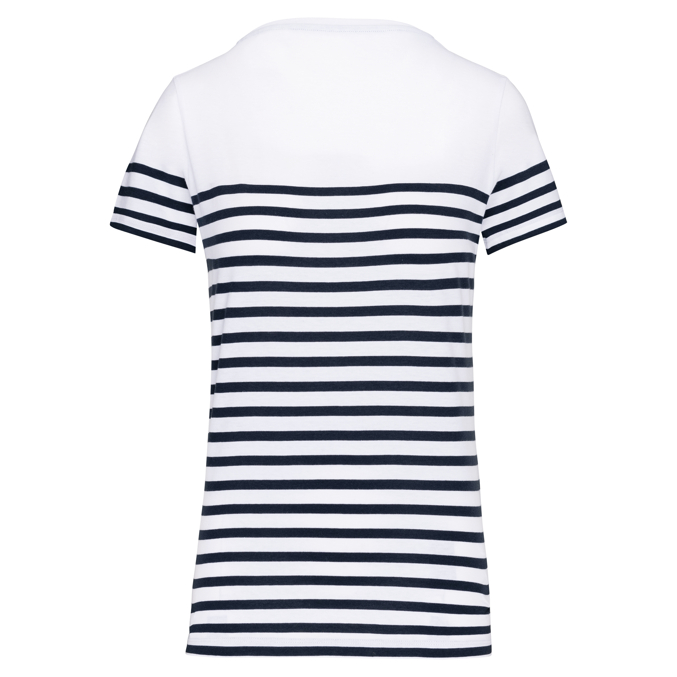 White / Navy Stripes