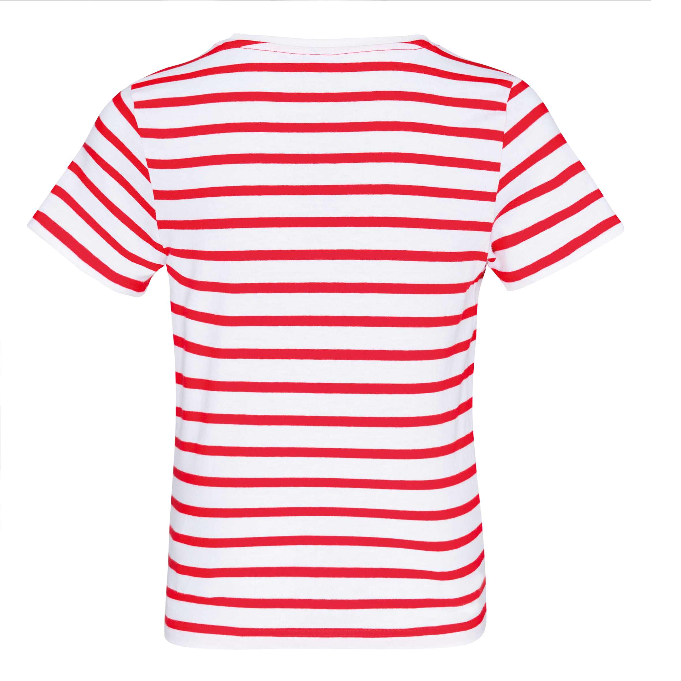 White / Red Stripe