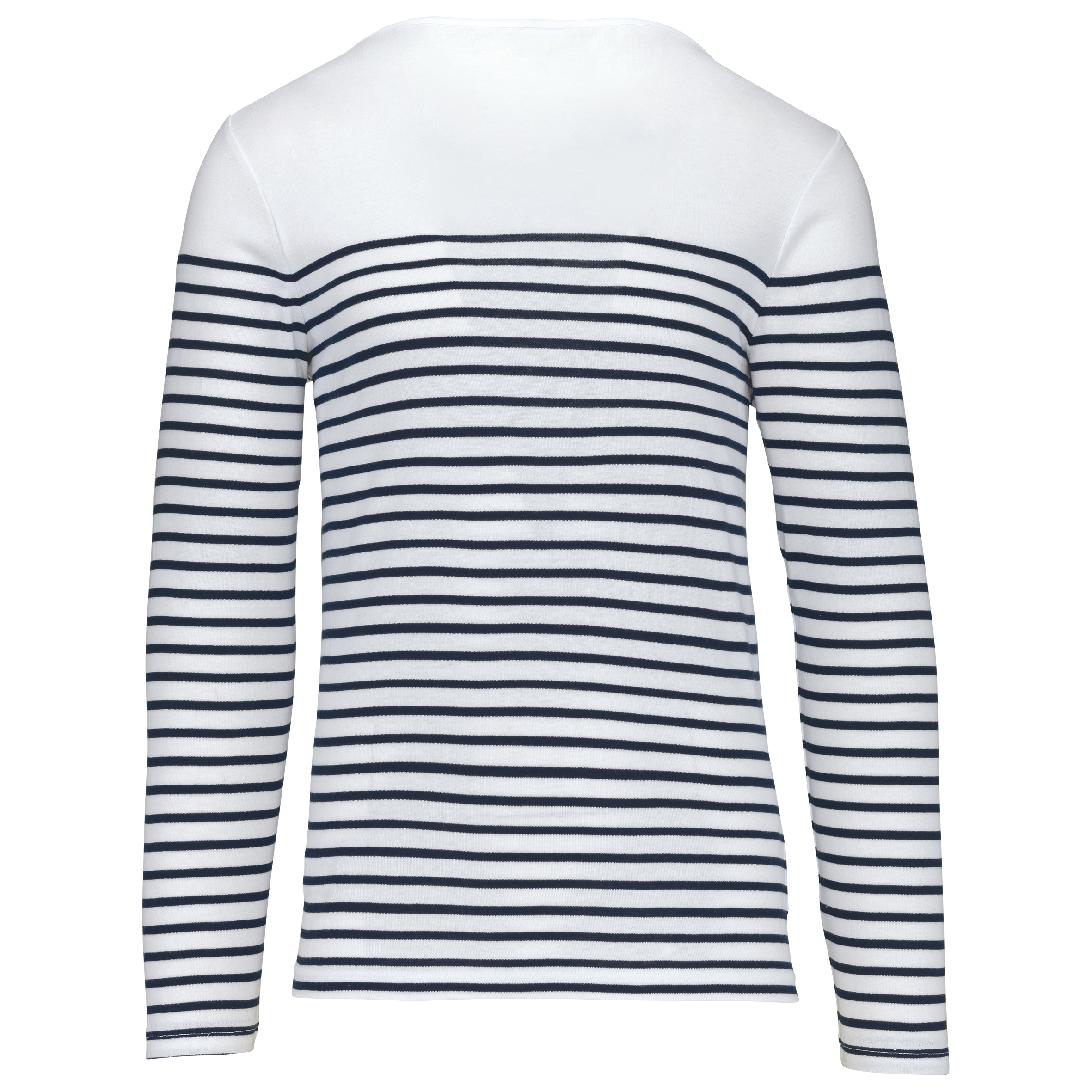 White / Navy Stripes