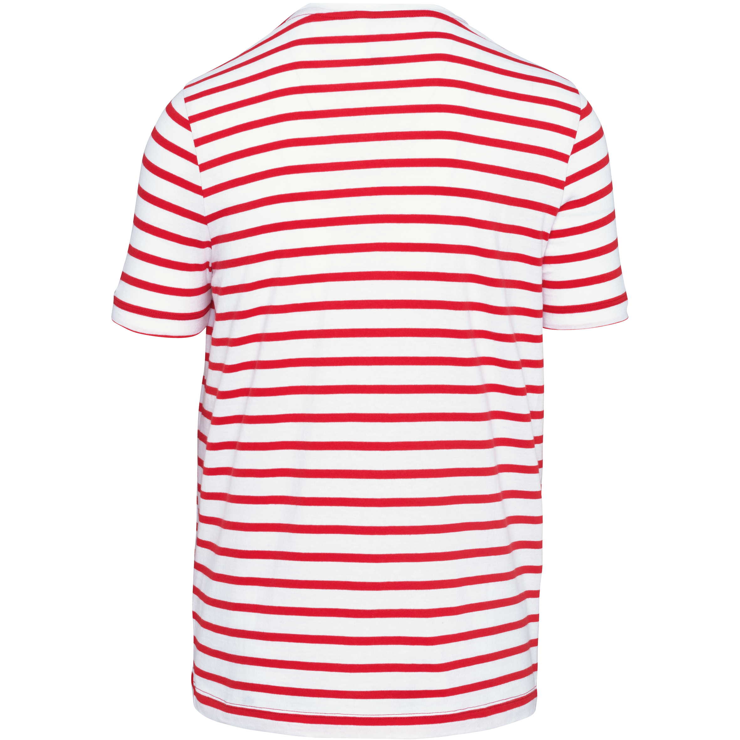 White / Red Stripe