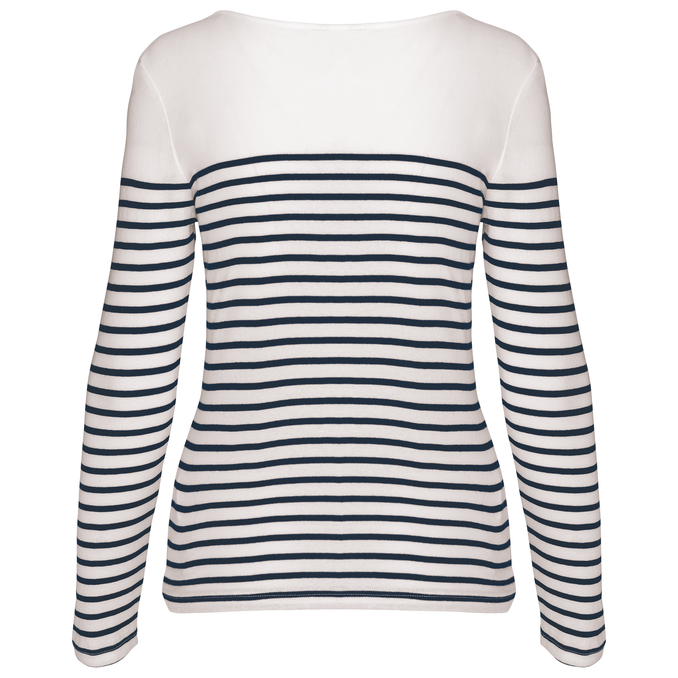 White / Navy Stripes