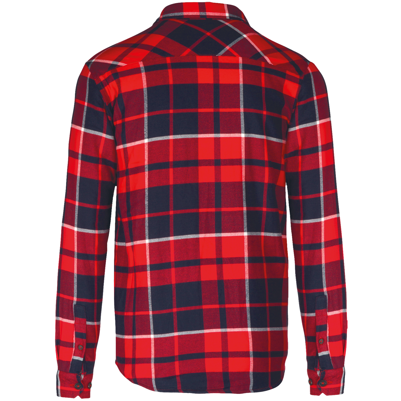 Red / Navy checked