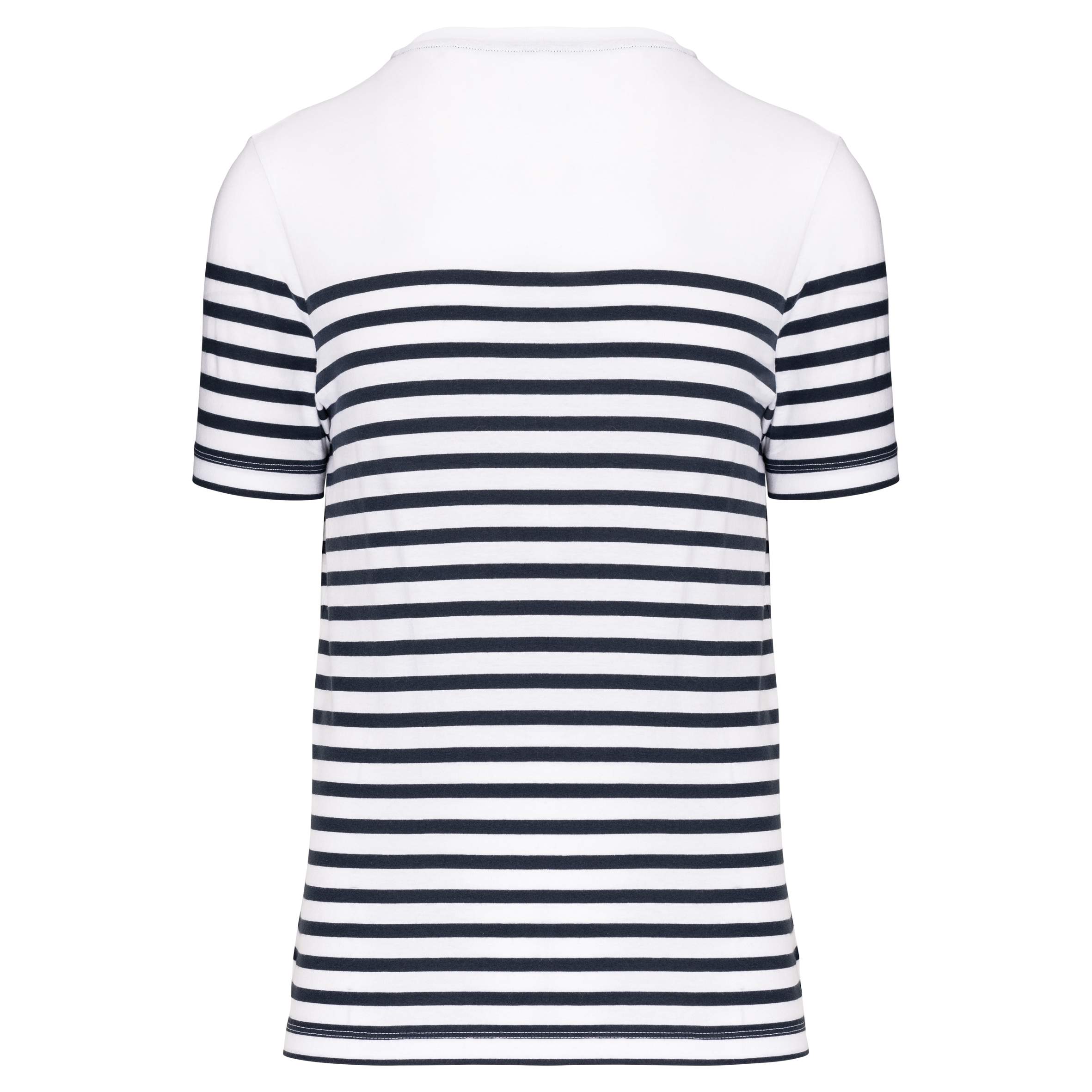 White / Navy Stripes