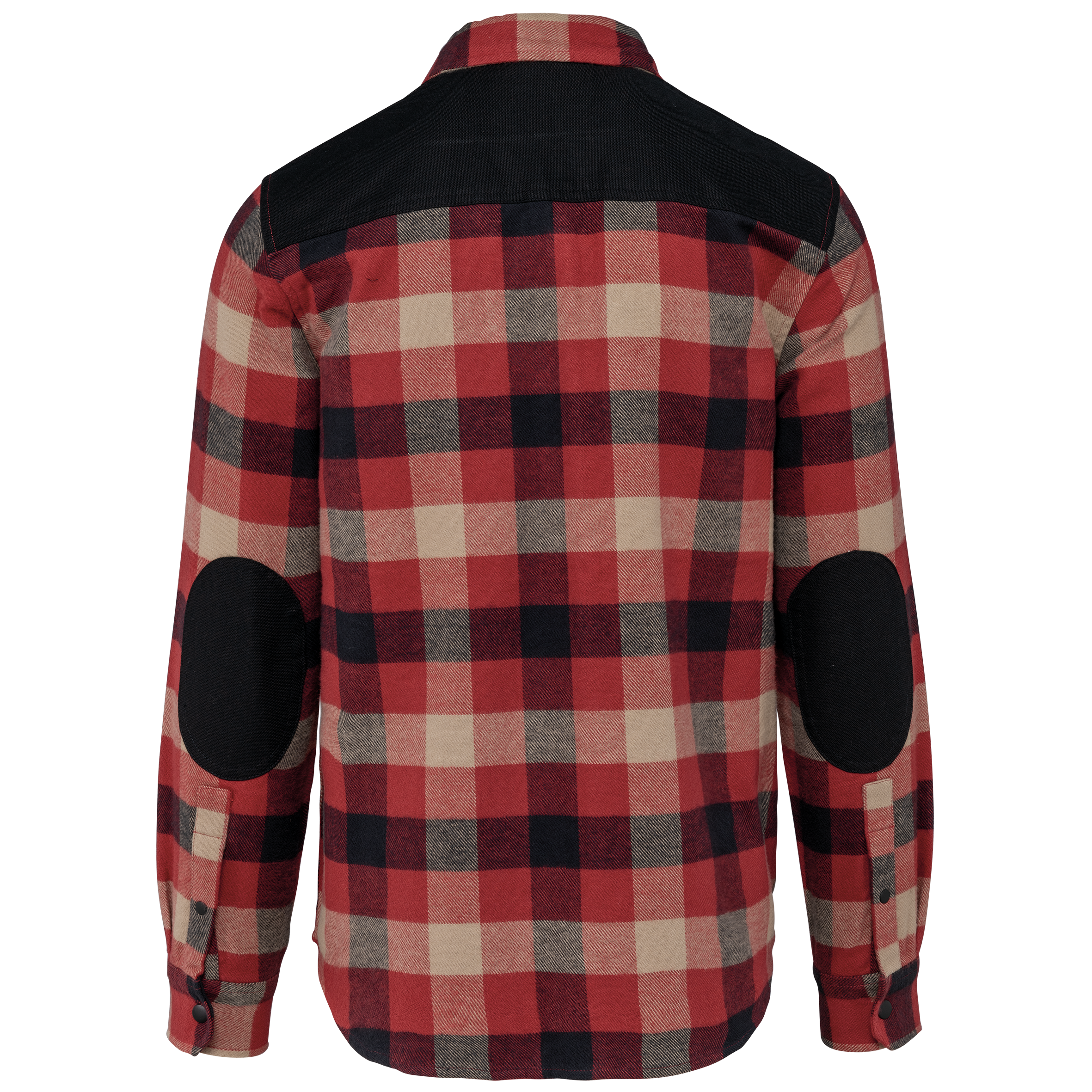 Red / Dark Beige Checked / Black