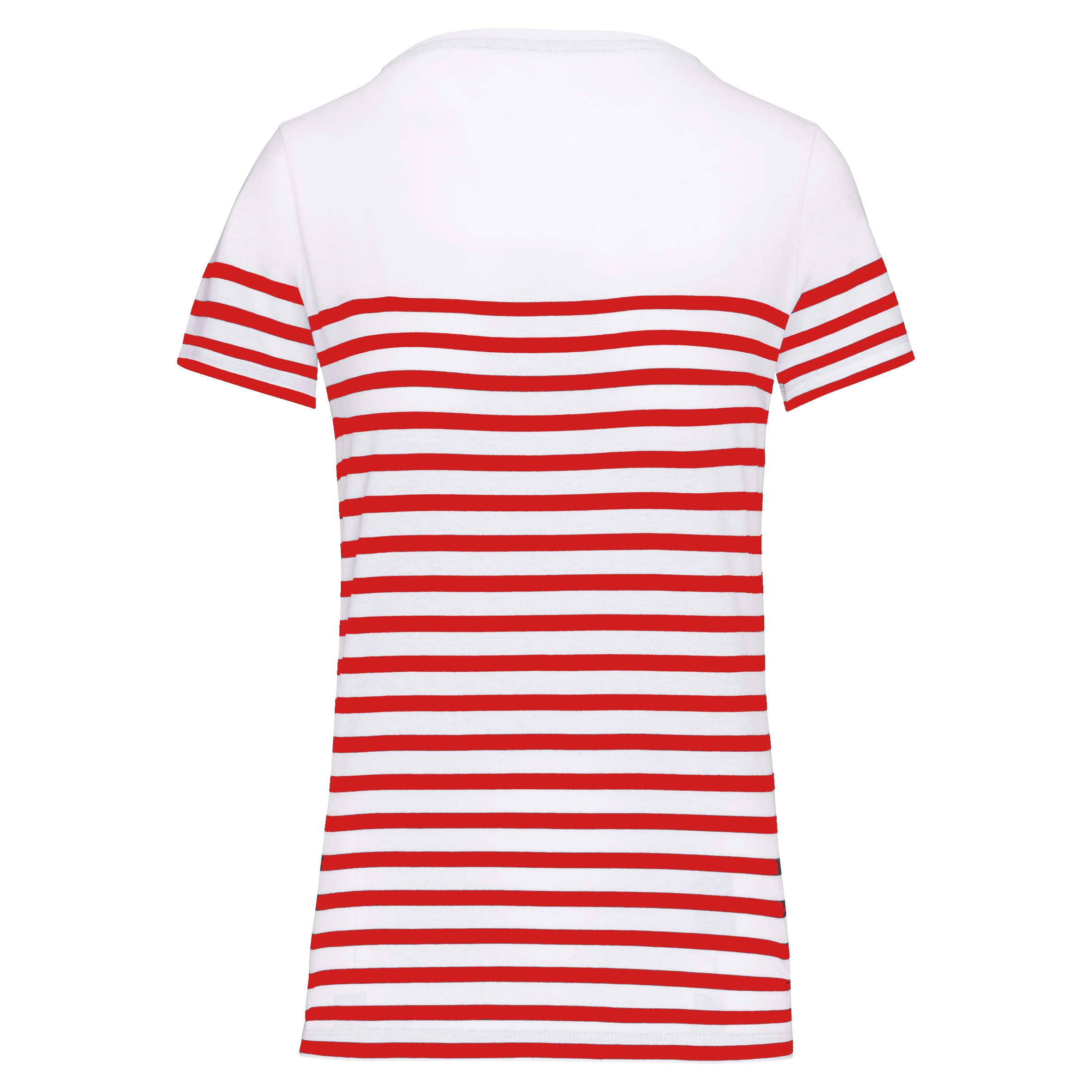 White / Red Stripe
