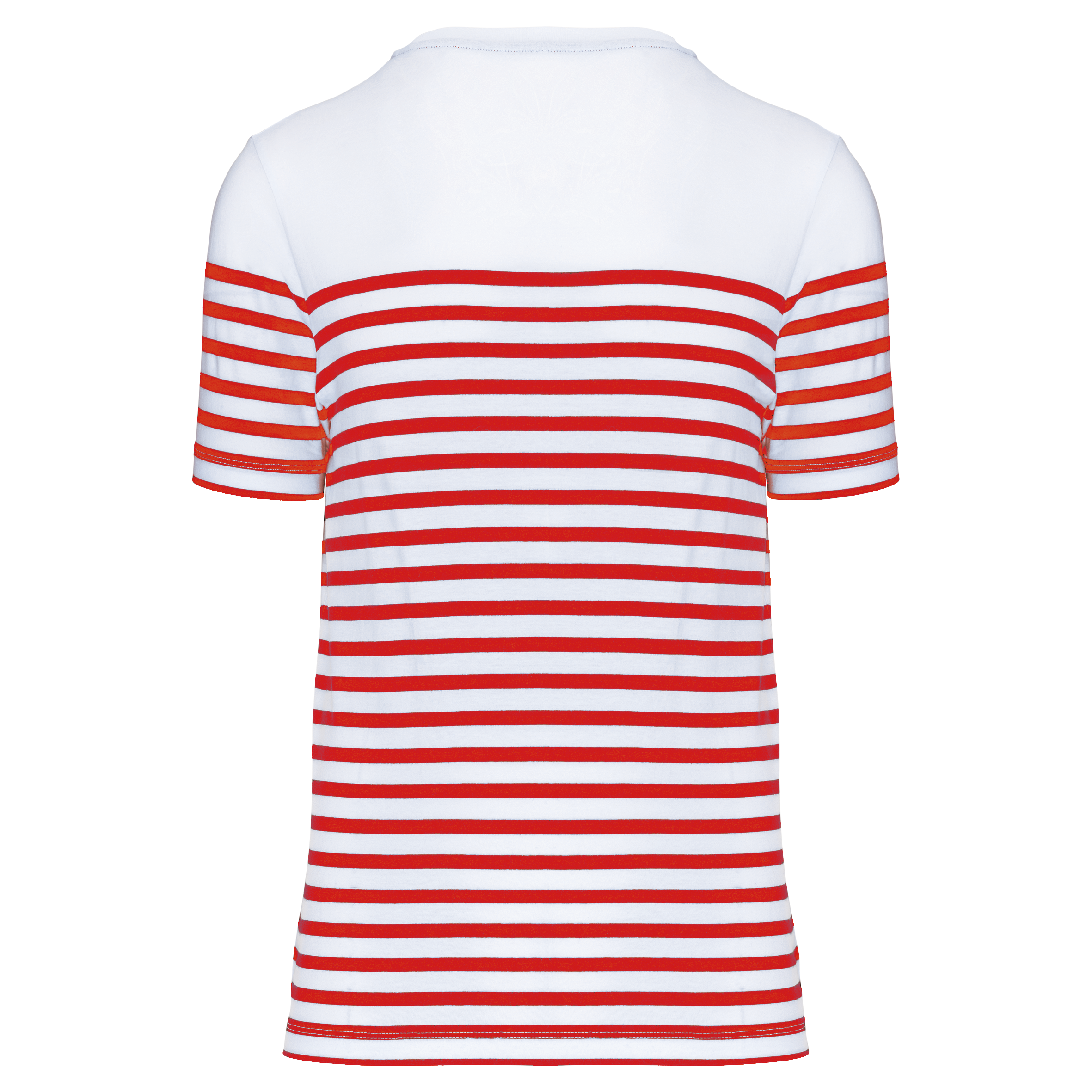 White / Red Stripe