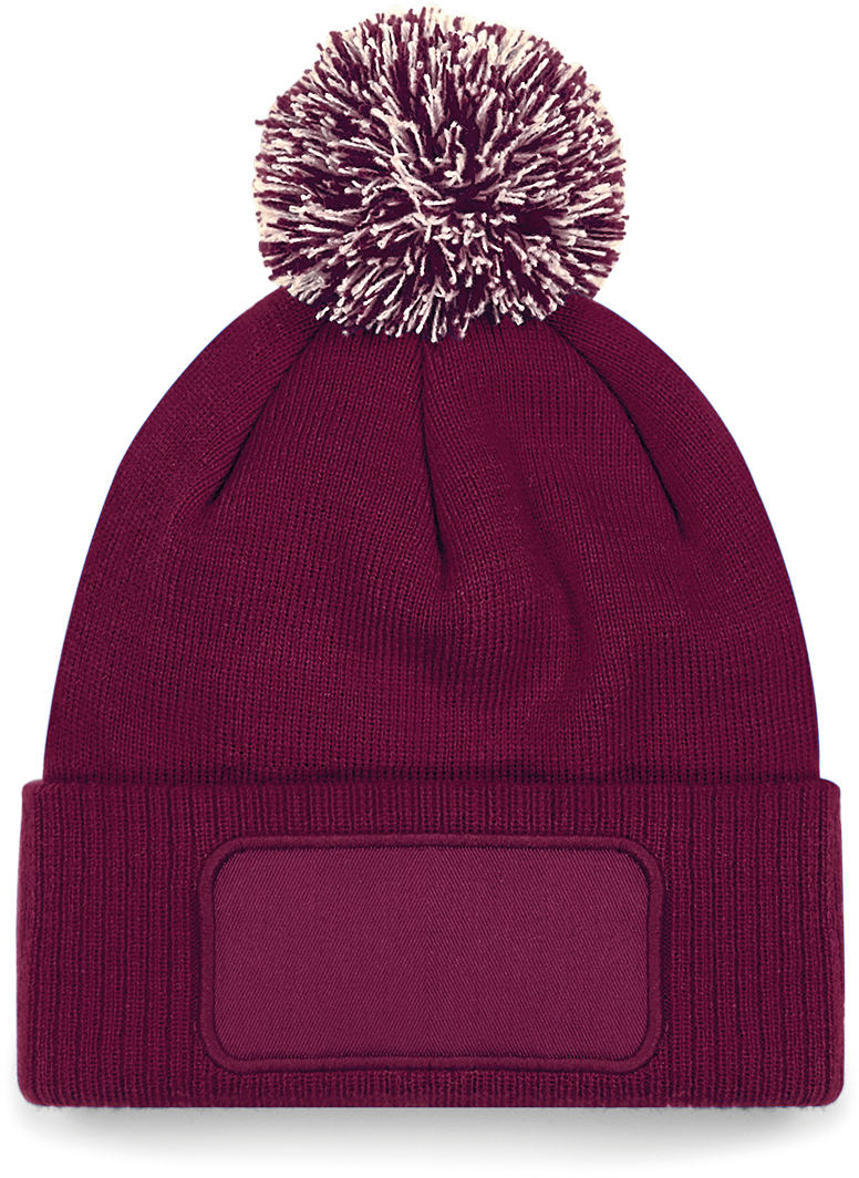 Burgundy / Off White