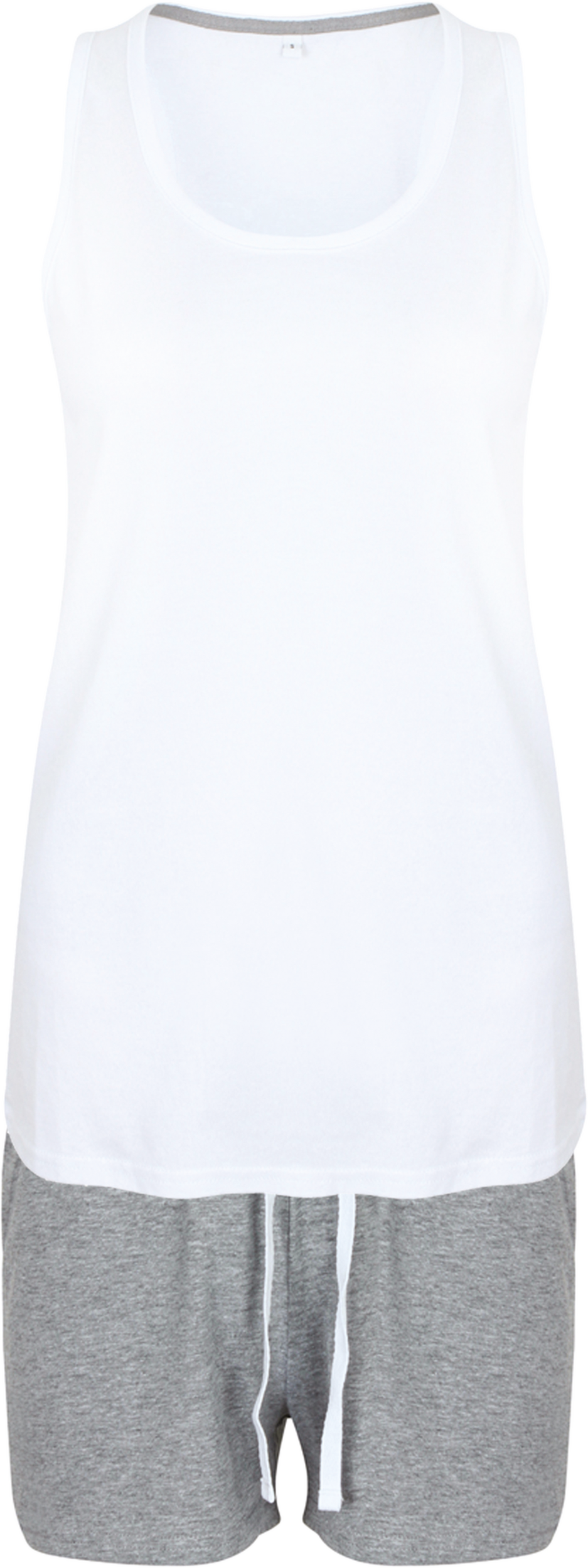 White / Heather Grey