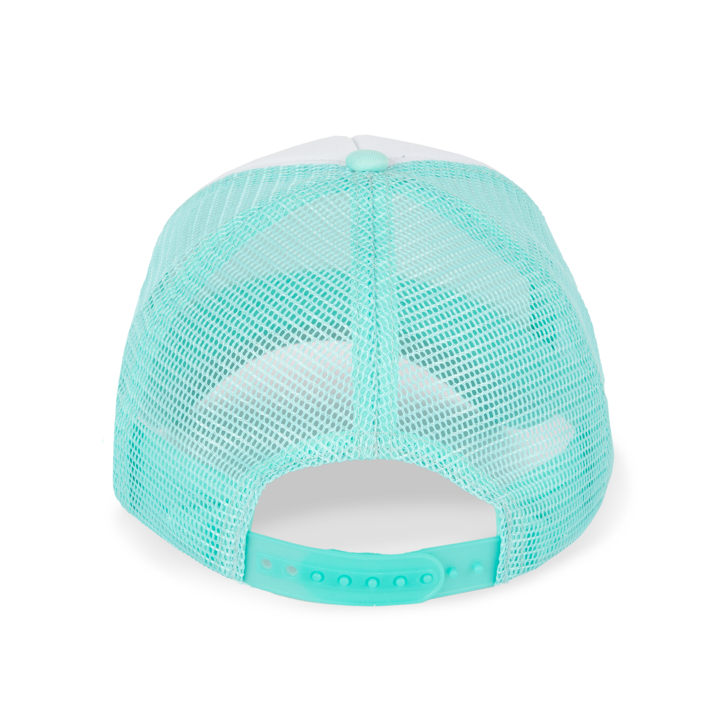 White / Pastel Cyan