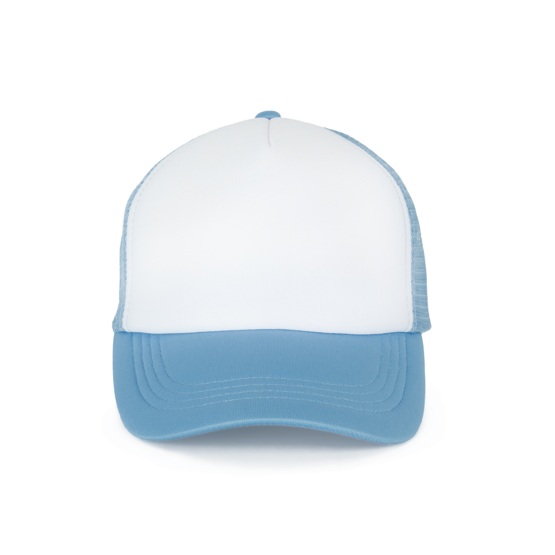 White / Dark Sky Blue