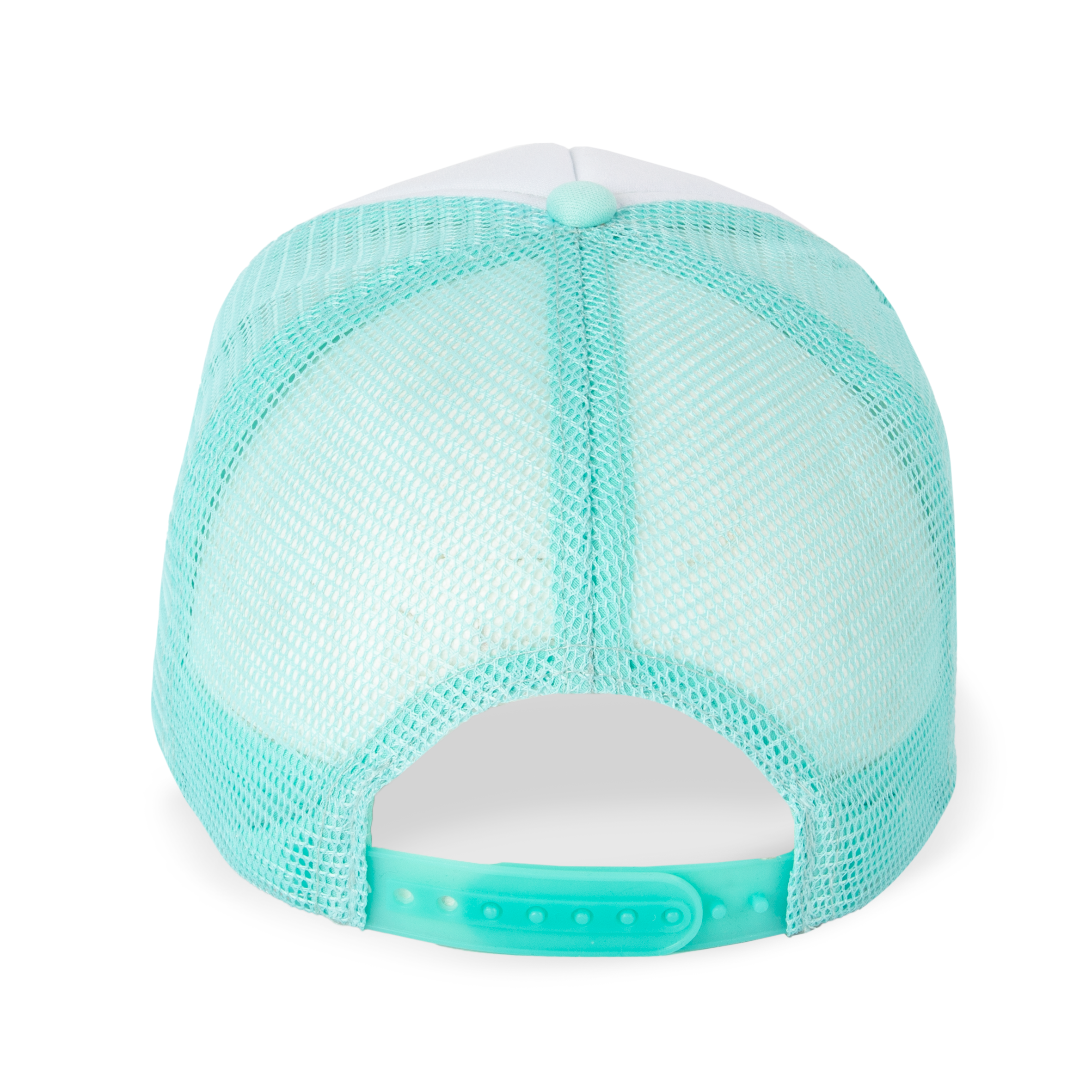 White / Pastel Cyan